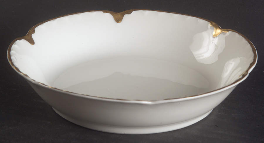 Ranson (Gold Trim) Fruit/Dessert (Sauce) Bowl by Haviland-1