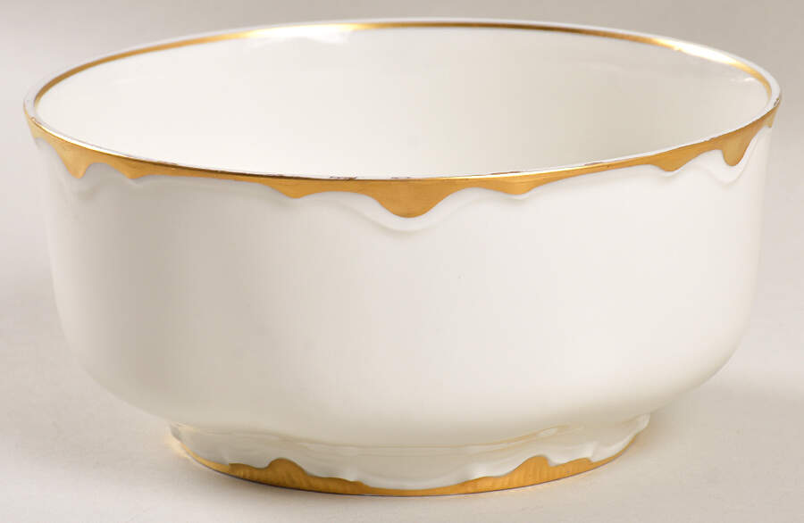 Ranson (Gold Trim) Waste Bowl by Haviland-1