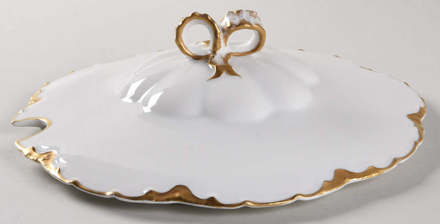 Ranson (Gold Trim) Lid for Tureen by Haviland-1