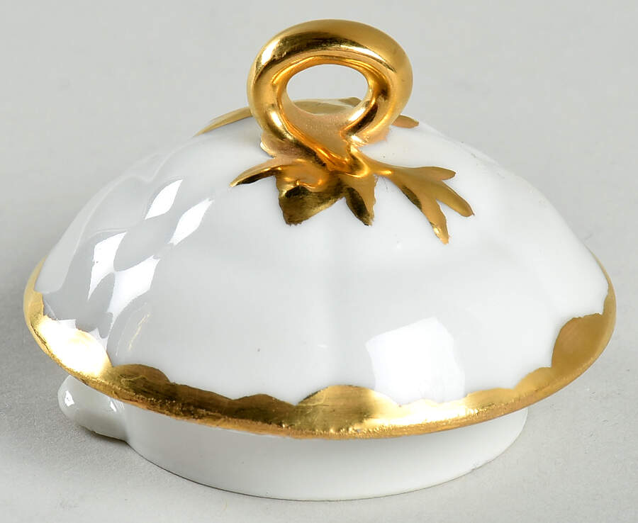 Ranson (Gold Trim) Lid for Chocolate Pot by Haviland-1