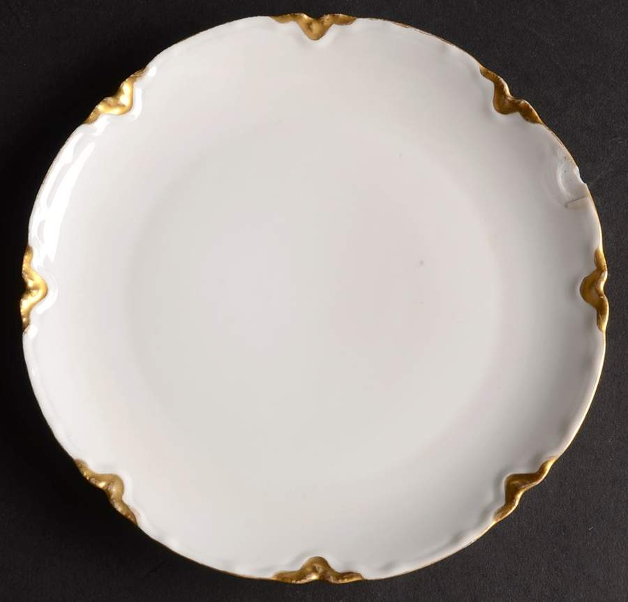 Ranson (Gold Trim) Coupe Bread & Butter Plate by Haviland-1