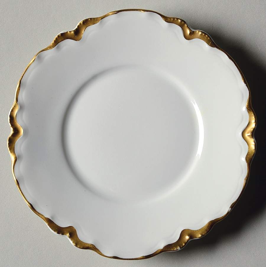 Ranson (Gold Trim) Saucer for Ramekin by Haviland-1