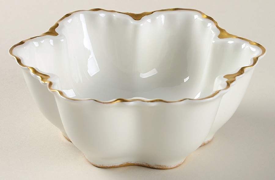 Ranson (Gold Trim) Mini Open Sugar Bowl by Haviland-1