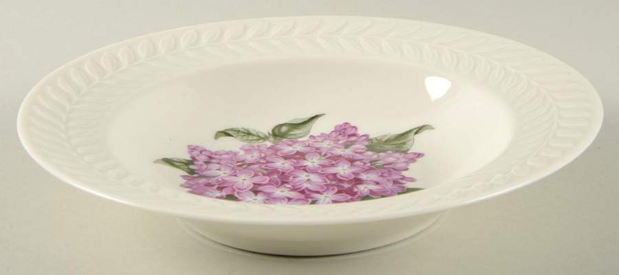 Regents Park Lilac Rim Soup Bowl by Haviland-1