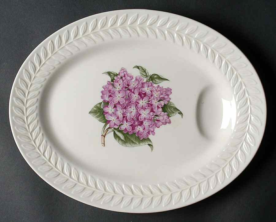 Regents Park Lilac 11" Oval Serving Platter by Haviland-1