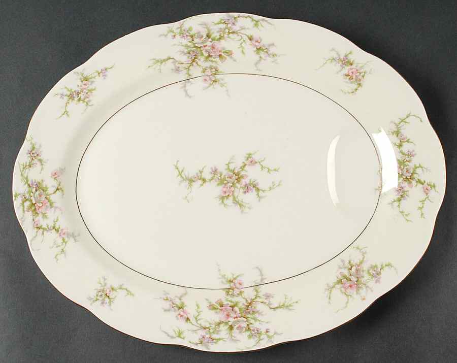 Rosalinde (New York) 14" Oval Serving Platter by Haviland-1