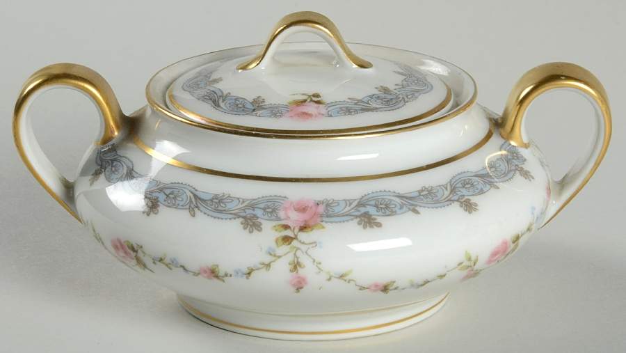Schleiger 1063 Sugar Bowl & Lid by Haviland-1