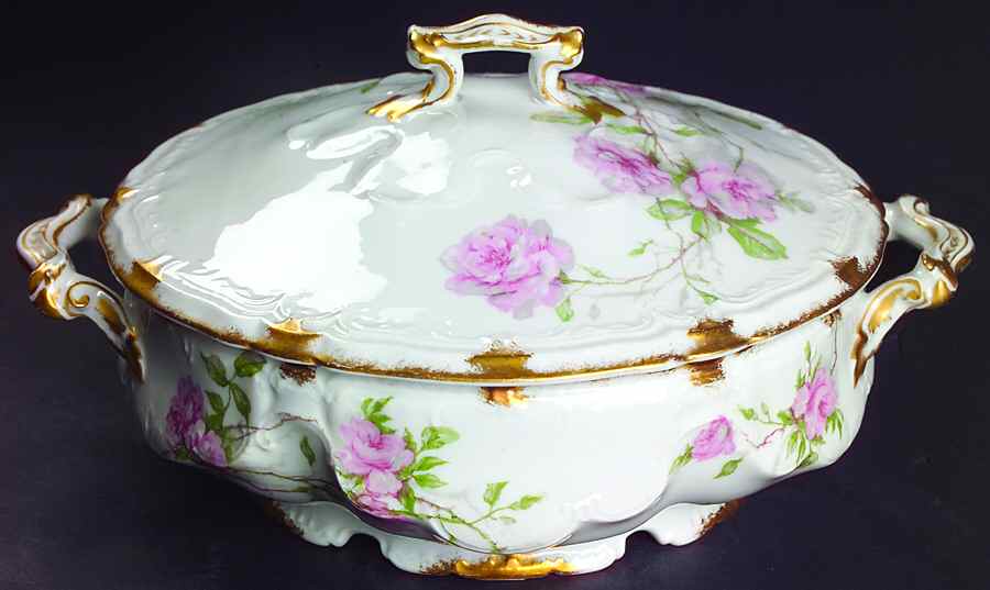 Schleiger 1151 Round Covered Vegetable by Haviland-1