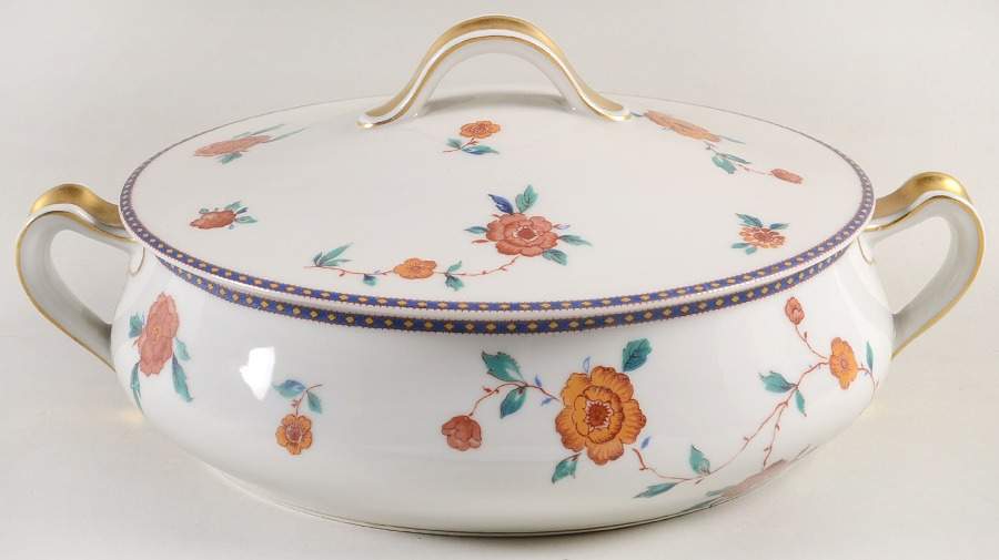 Schleiger 1183 Round Covered Vegetable by Haviland-1