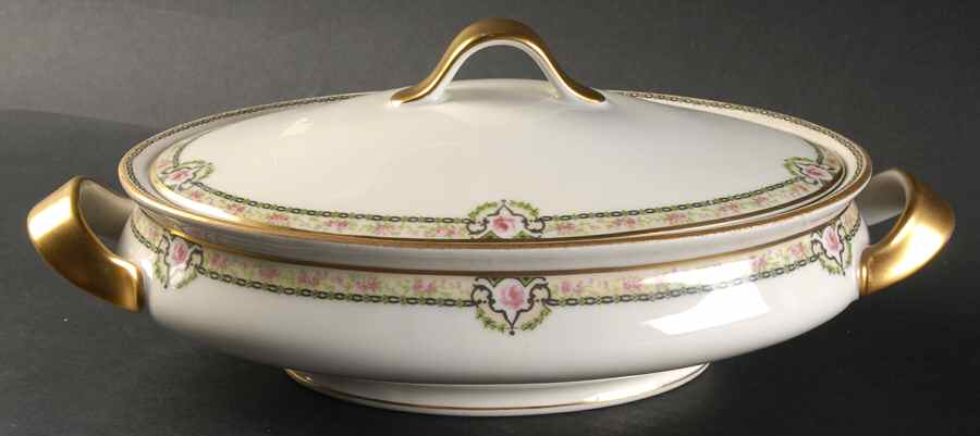 Schleiger 1257 Oval Covered Vegetable by Haviland-1