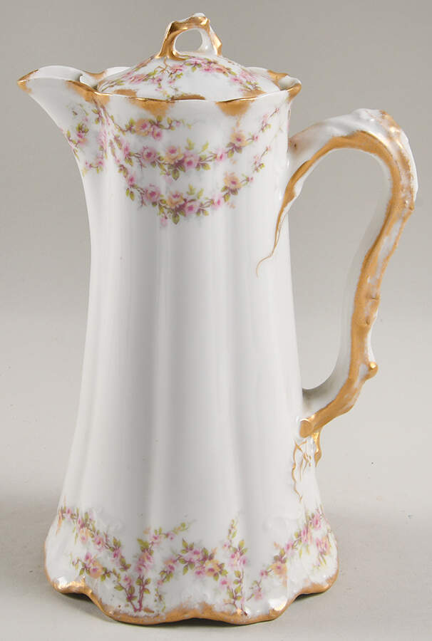 Schleiger 145 Chocolate Pot & Lid by Haviland-1