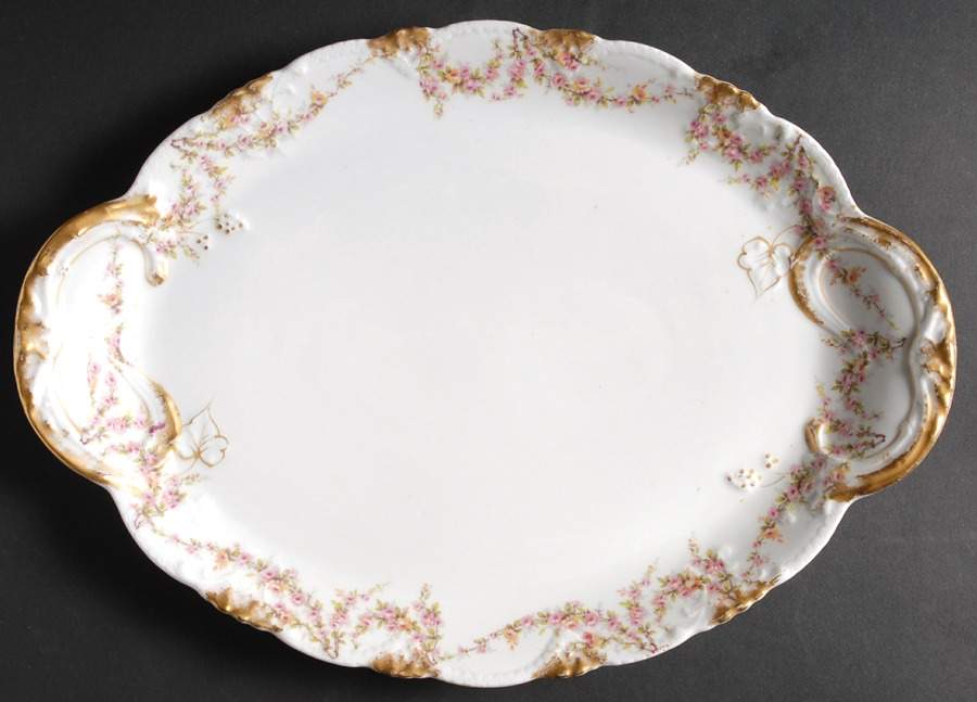 Schleiger 145 14" Oval Serving Platter by Haviland-1