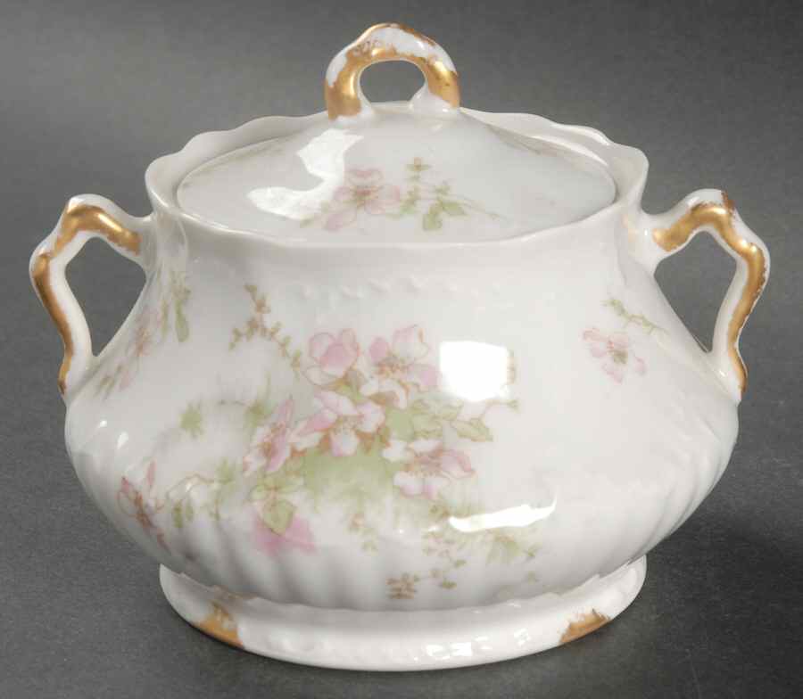 Schleiger 146A Sugar Bowl & Lid by Haviland-1