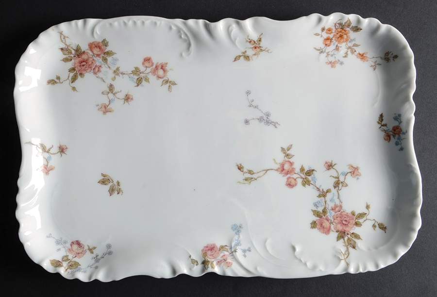 Schleiger 266B 14" Rectangular Serving Platter by Haviland-1