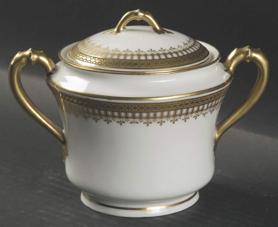 Schleiger 279A Sugar Bowl & Lid by Haviland-1