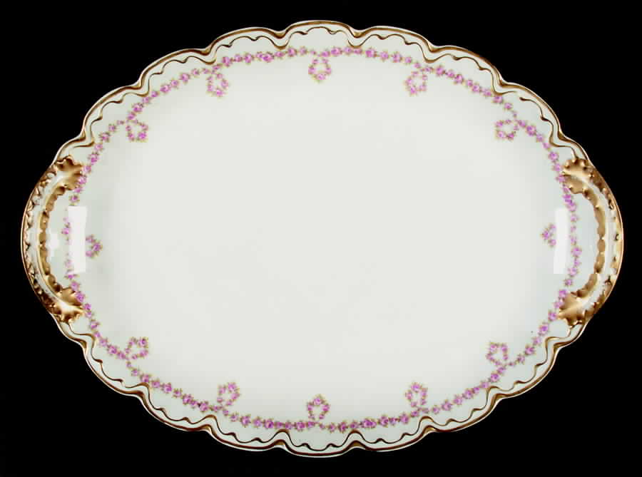 Schleiger 319 16" Oval Serving Platter by Haviland-1