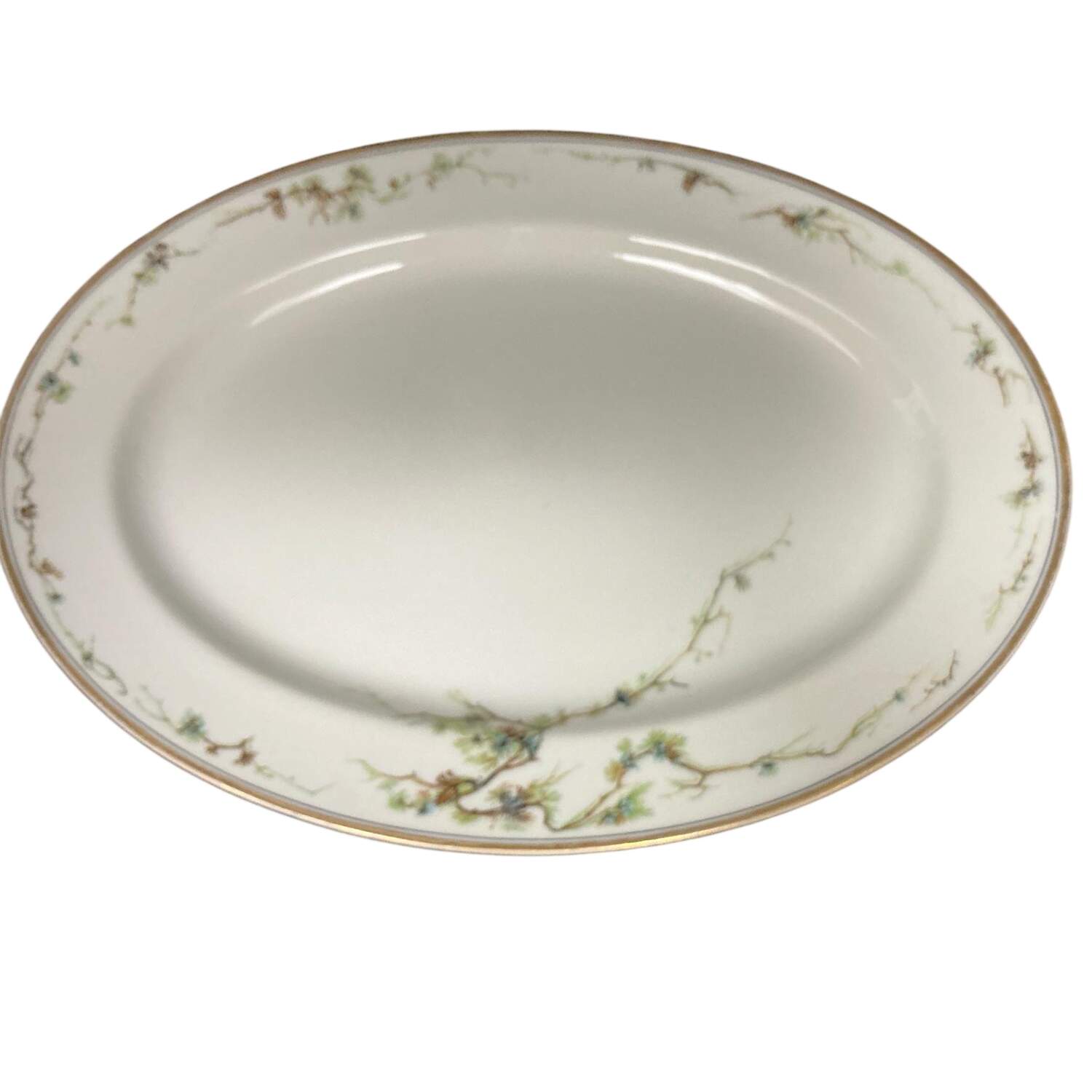Schleiger 432a 11" Oval Serving Platter by Haviland-1