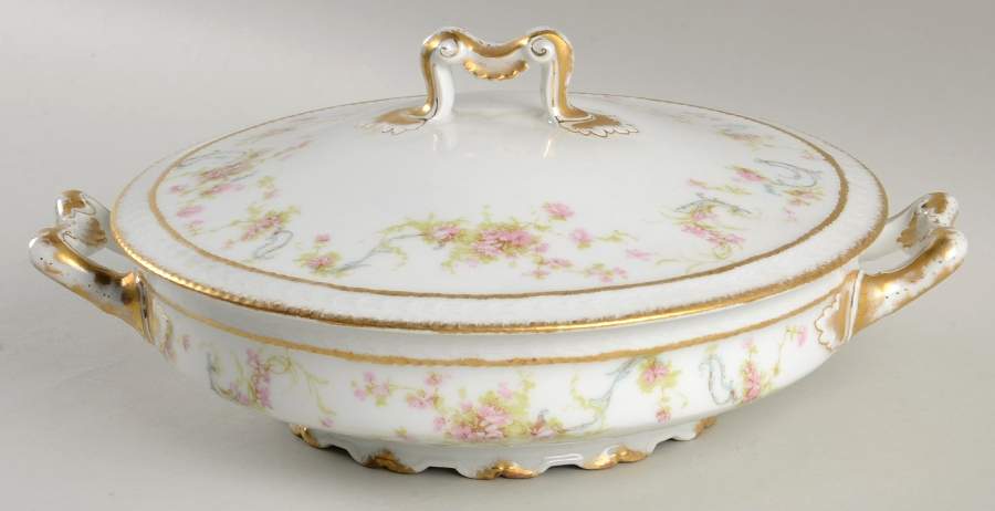 Schleiger 57J Round Covered Vegetable by Haviland-1