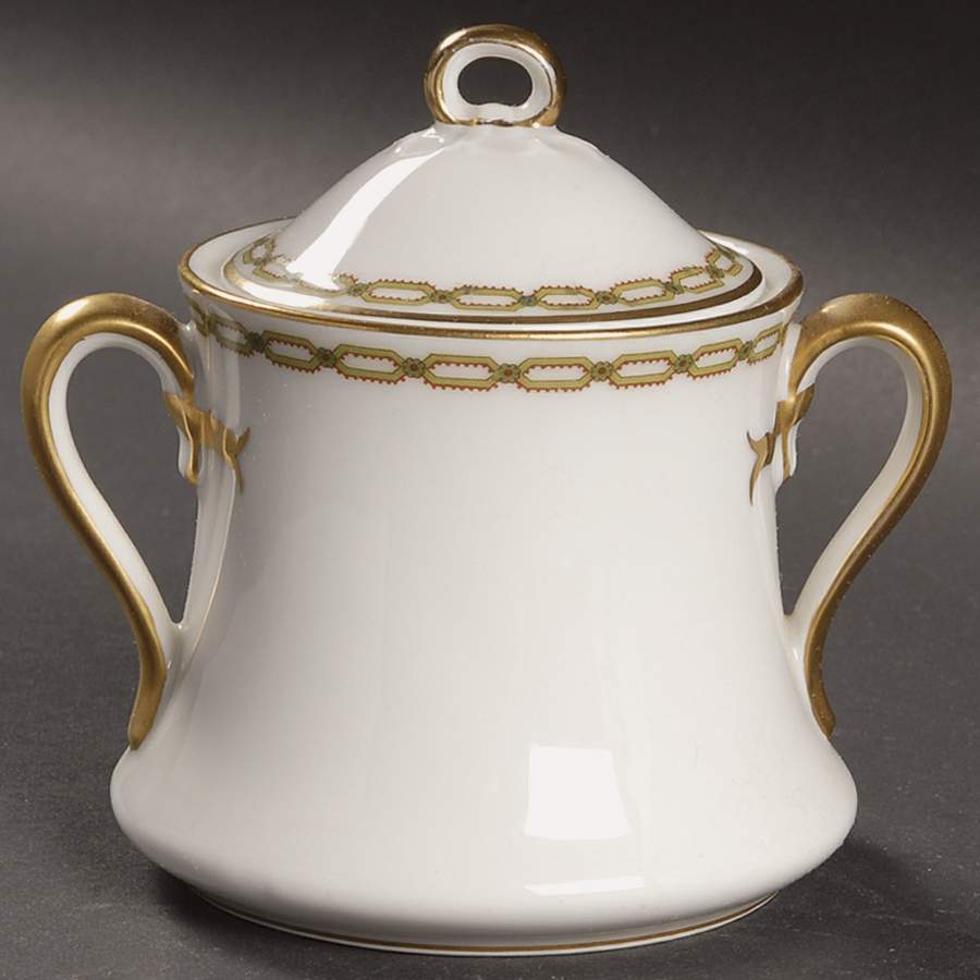 Schleiger 588 Sugar Bowl & Lid by Haviland-1