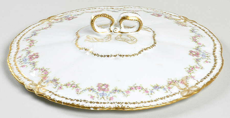 Schleiger 597a Lid for Round Vegetable by Haviland-1
