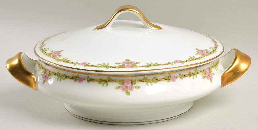 Schleiger 625A Round Covered Vegetable by Haviland-1