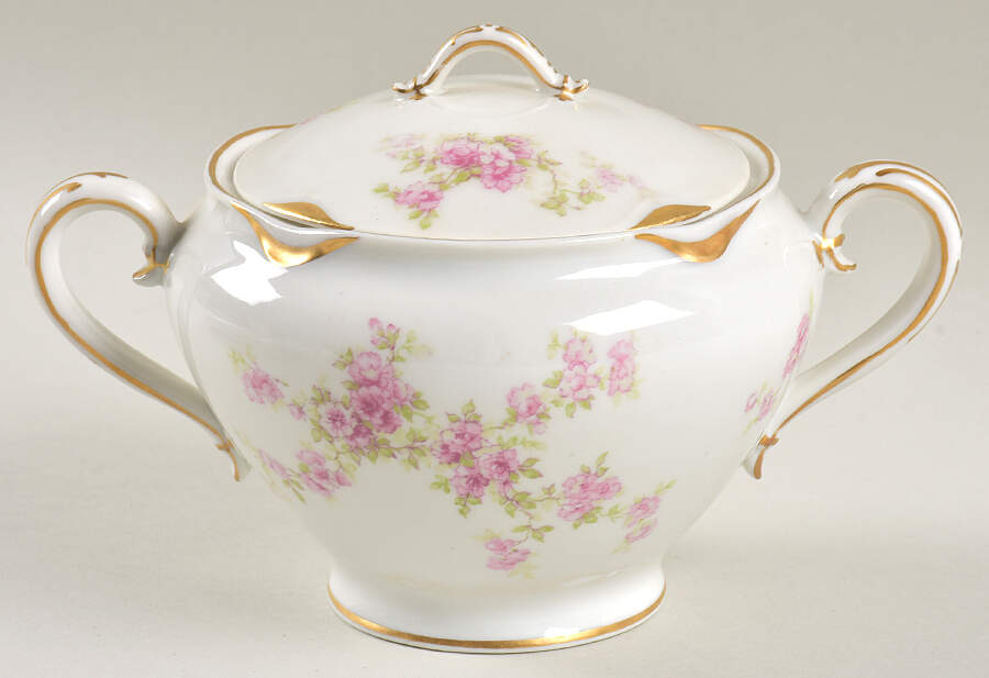 Schleiger 67D Sugar Bowl & Lid by Haviland-1