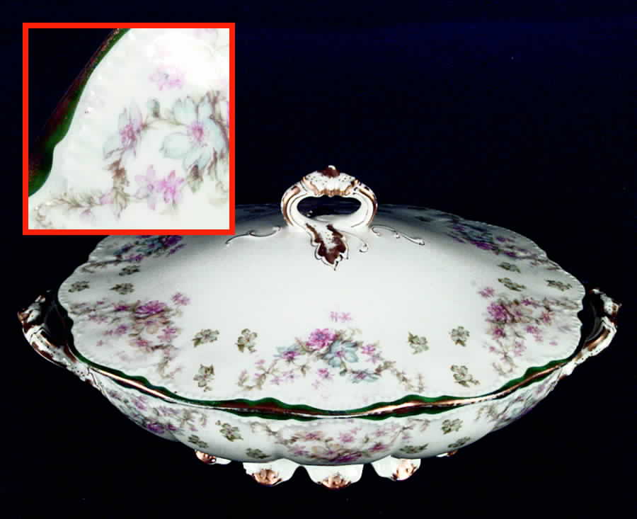 Schleiger 72a Oval Covered Vegetable by Haviland-1