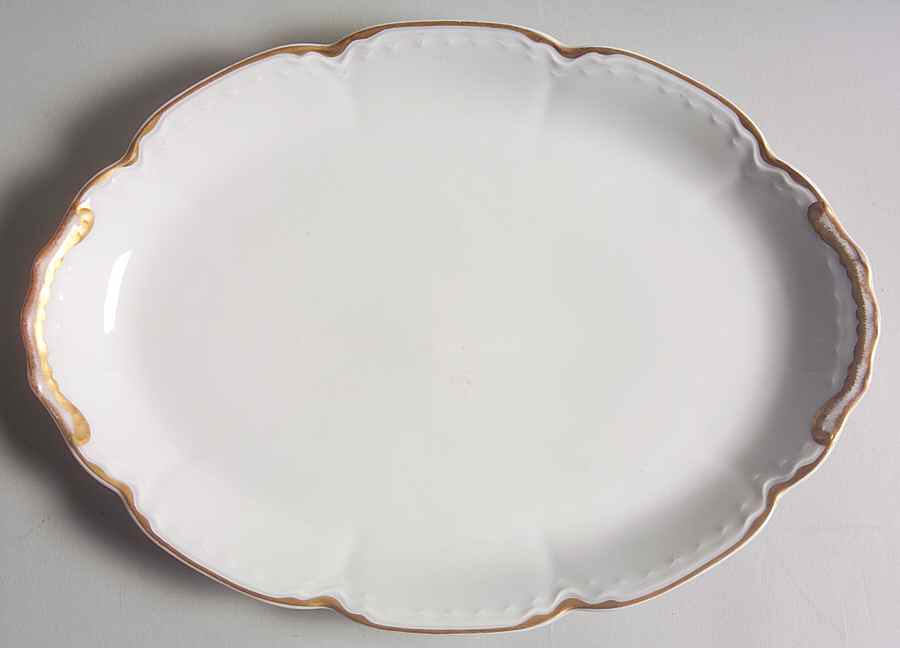 Schleiger 819 11" Oval Serving Platter by Haviland-1