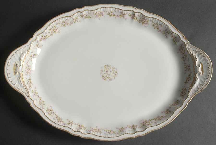 Schleiger 844 18" Oval Serving Platter by Haviland-1