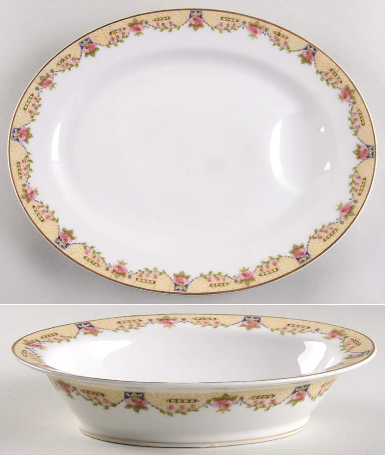 Schleiger 860 13" Oval Serving Platter by Haviland-1