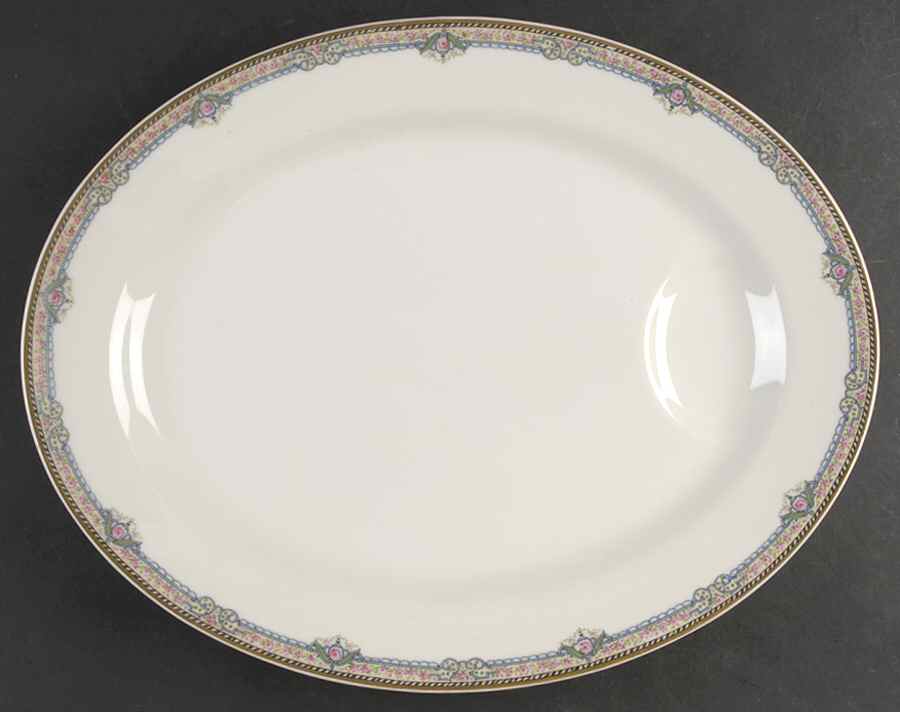 Schleiger 867 16" Oval Serving Platter by Haviland-1