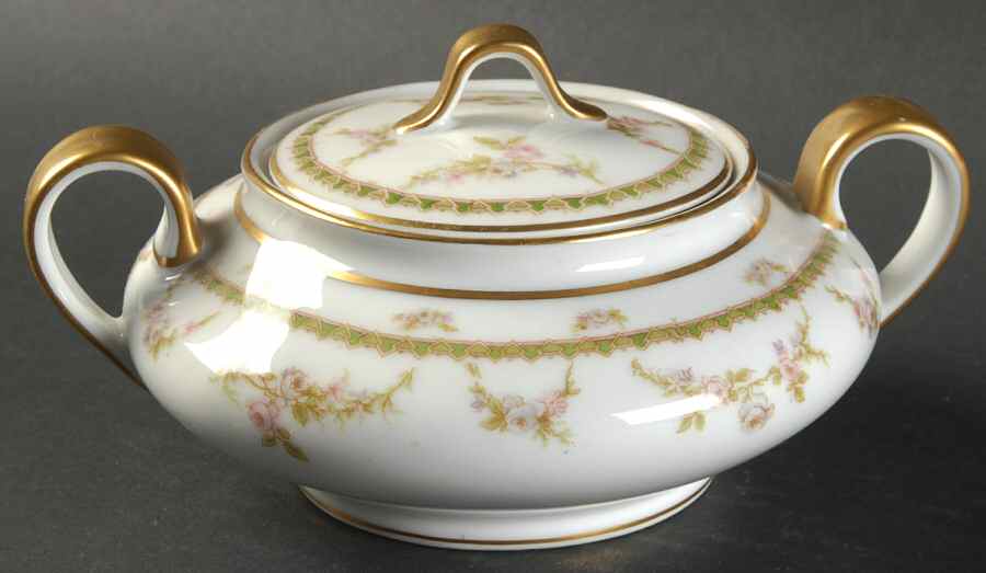 Schleiger 883 Sugar Bowl & Lid by Haviland-1