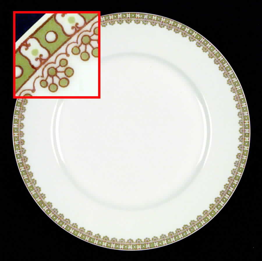 Schleiger 887 Dinner Plate by Haviland-1