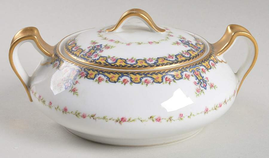 Schleiger 974 Sugar Bowl & Lid by Haviland-1