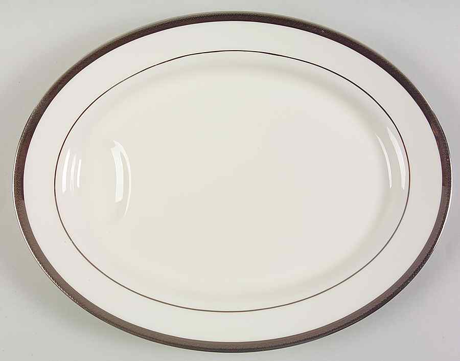 Shelton 11" Oval Serving Platter by Haviland-1
