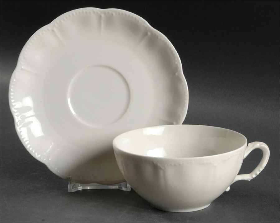 Star Oversized Cup & Saucer Set by Haviland-1