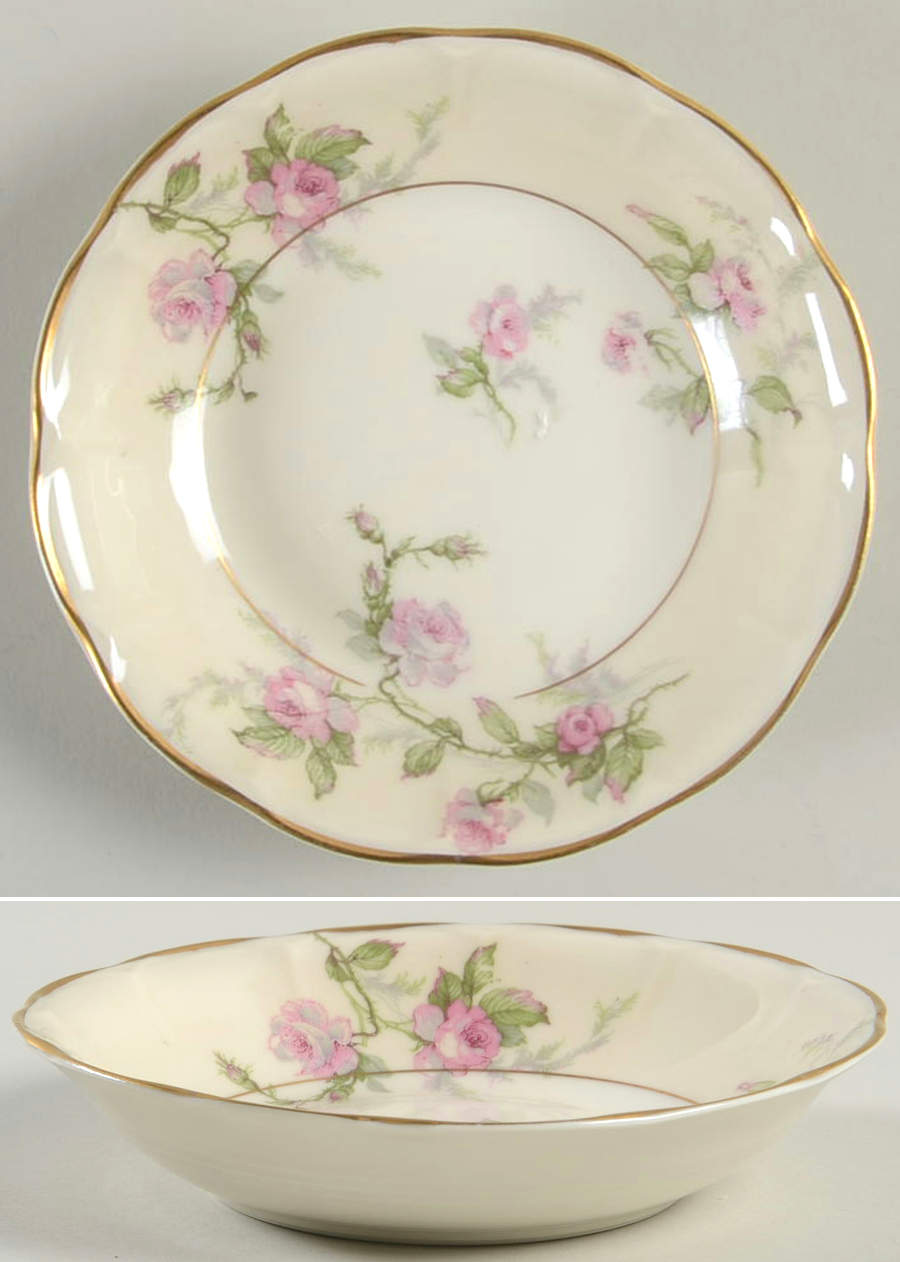 Sylvia Cream (Isle de France, Cream) Fruit/Dessert (Sauce) Bowl by Haviland-1