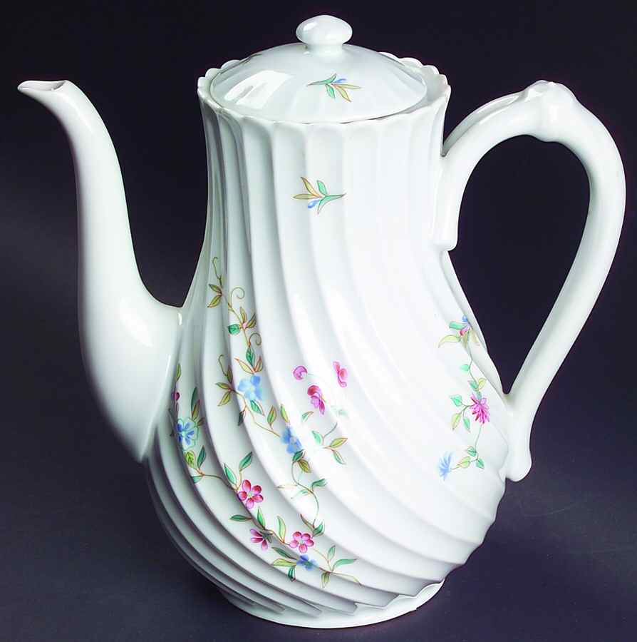 Symphonie (No Trim) Coffee Pot & Lid by Haviland-1