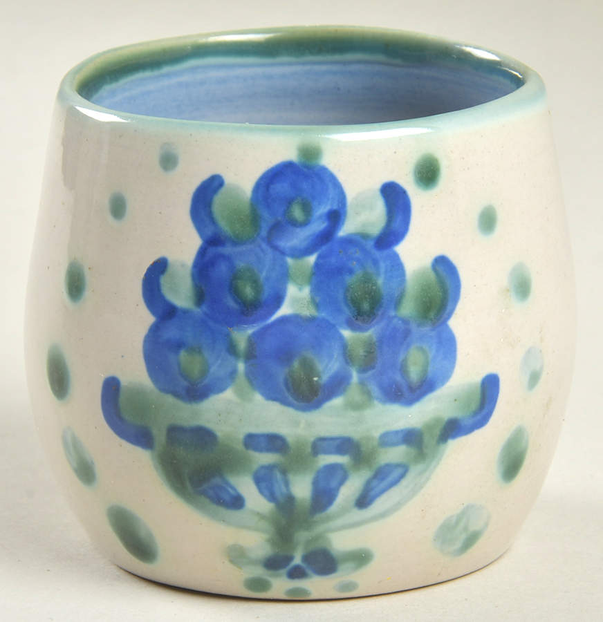 Bouquet Sugar Bowl No Lid by M A Hadley-1