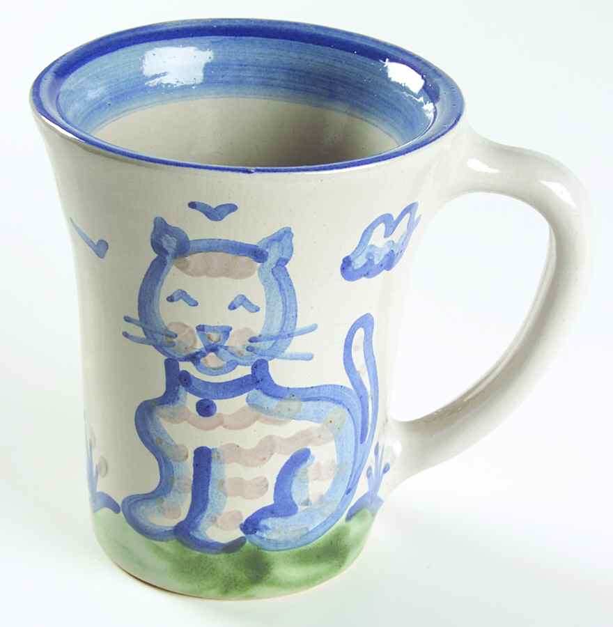 Country Scene Blue Grandmug by M A Hadley-1