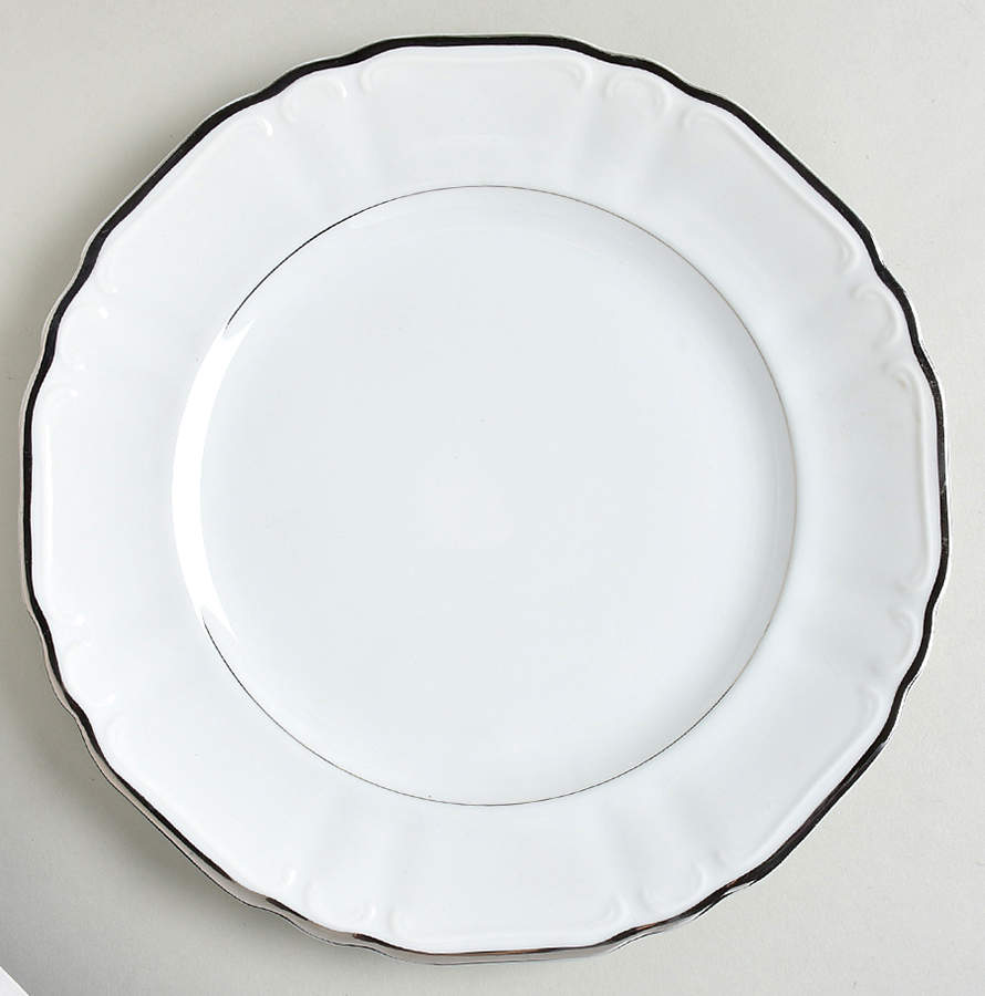 Silver Sonata Dinner Plate by Harmony House China-1