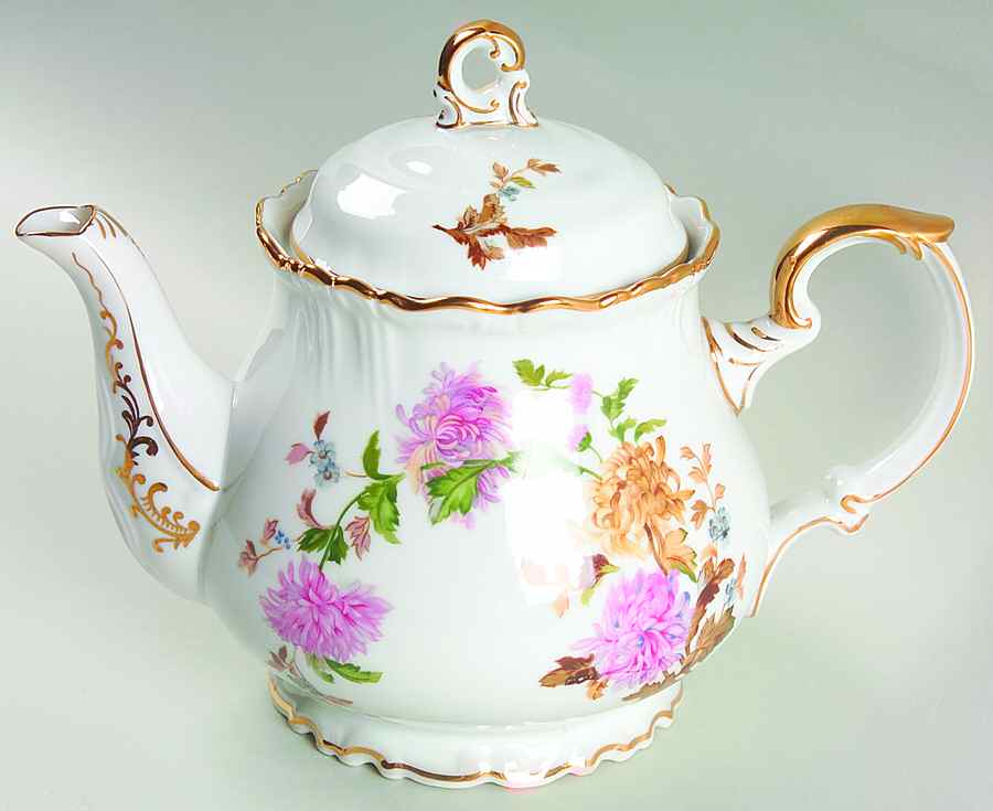 Autumn Dawn Teapot & Lid by Halsey-1