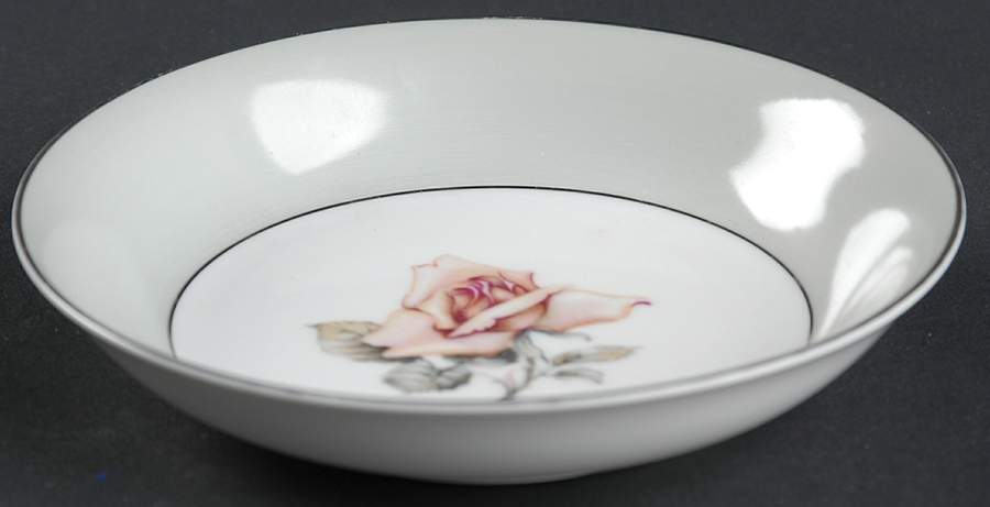 Damask Rose Fruit/Dessert (Sauce) Bowl by Halsey-1