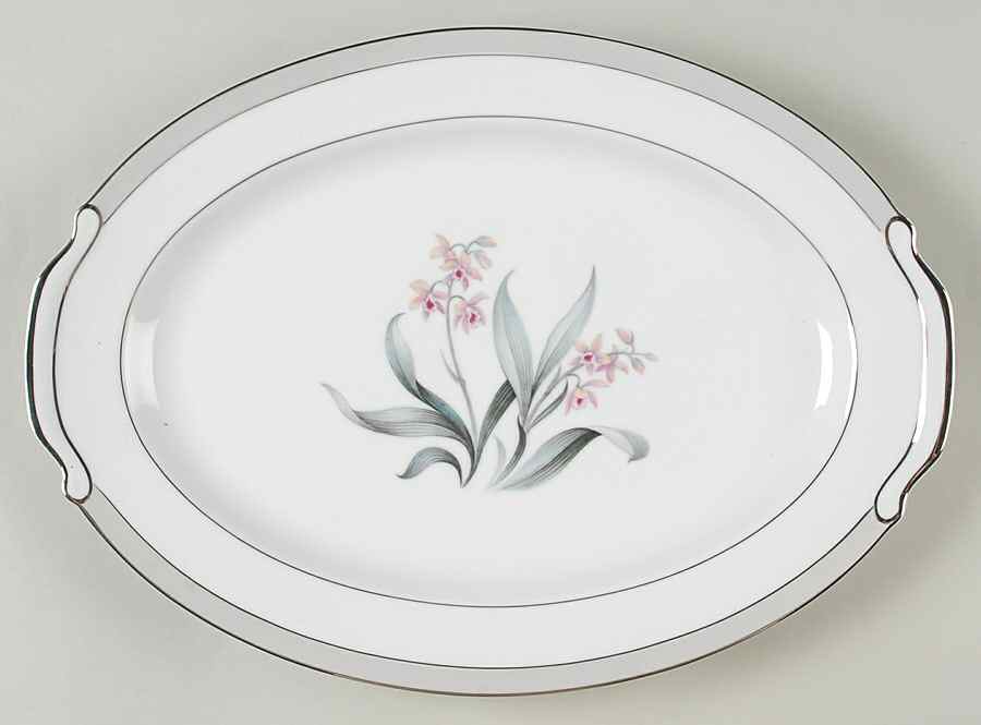 Everglade 14" Oval Serving Platter by Halsey-1
