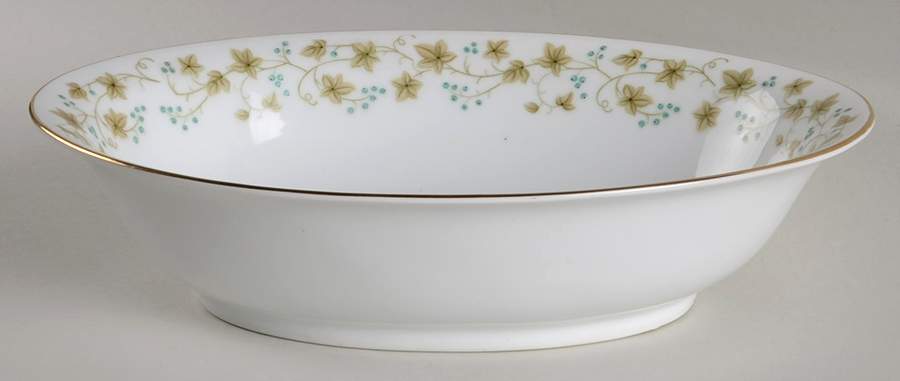 Ivy Ring 10" Oval Vegetable Bowl by Halsey-1