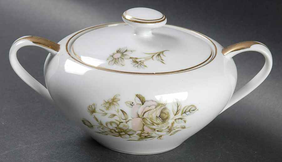 Rhine Sugar Bowl & Lid by Halsey-1