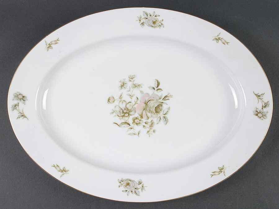 Rhine 14" Oval Serving Platter by Halsey-1