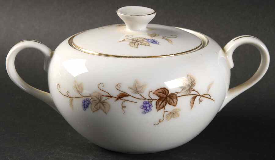 Riviera Sugar Bowl & Lid by Halsey-1