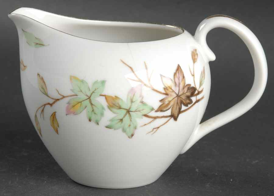 Swirling Leaves Creamer by Halsey-1