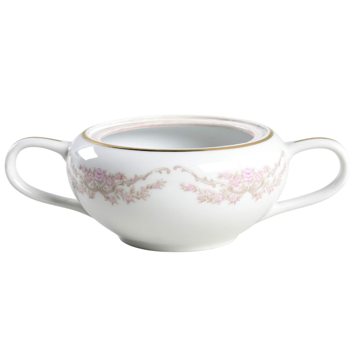 Sweetheart Rose Sugar Bowl No Lid by Halsey-1